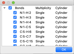Bonds Each Display Format