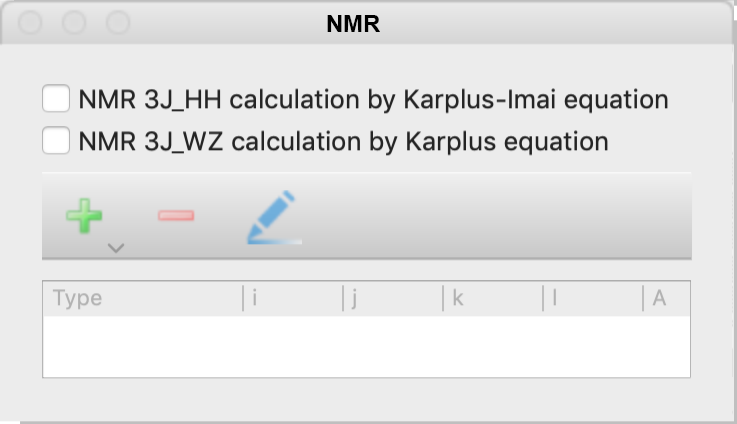 NMR Dialog