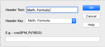 Math Dialog