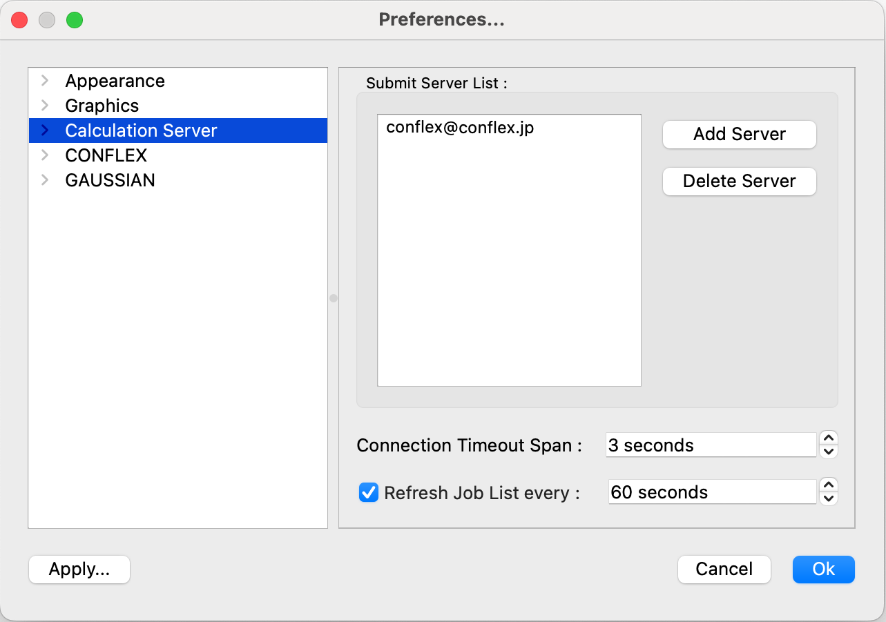 Server Settings