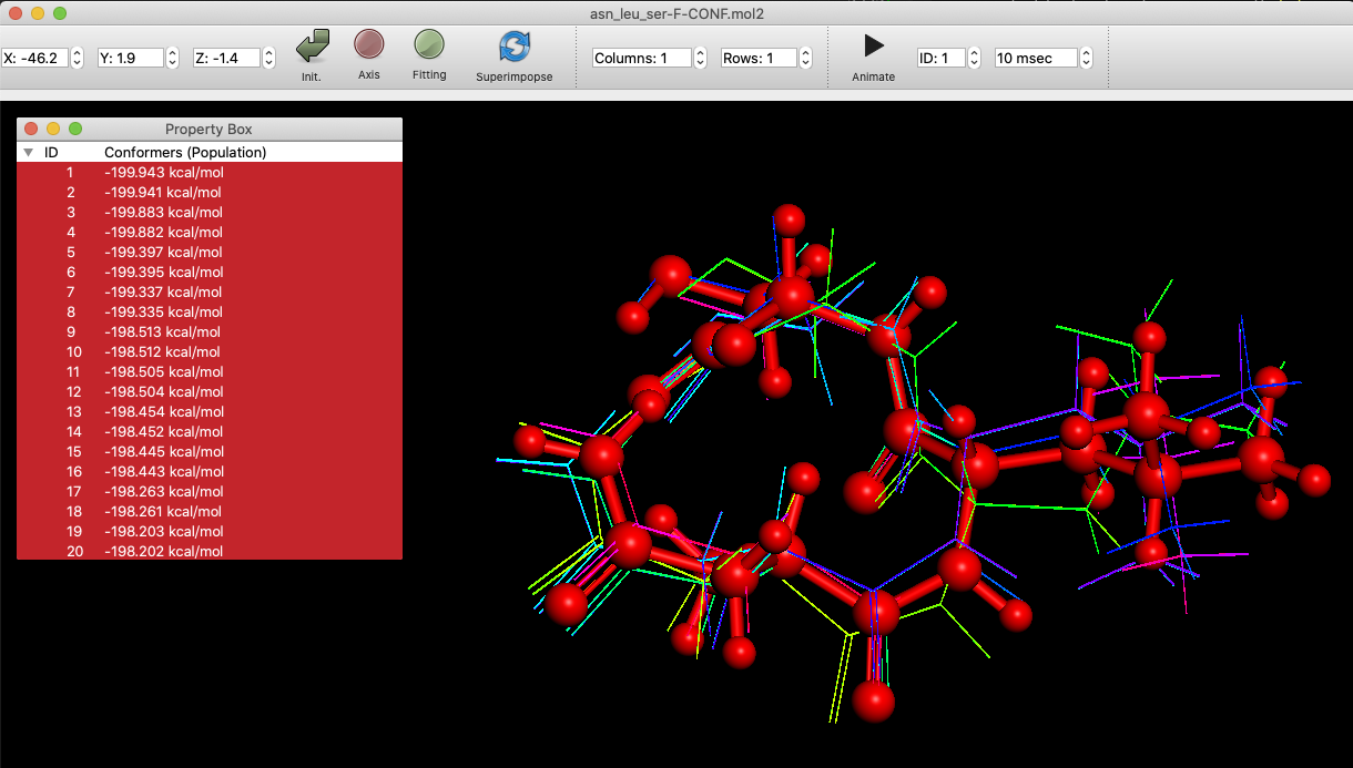 Superpose Conformations