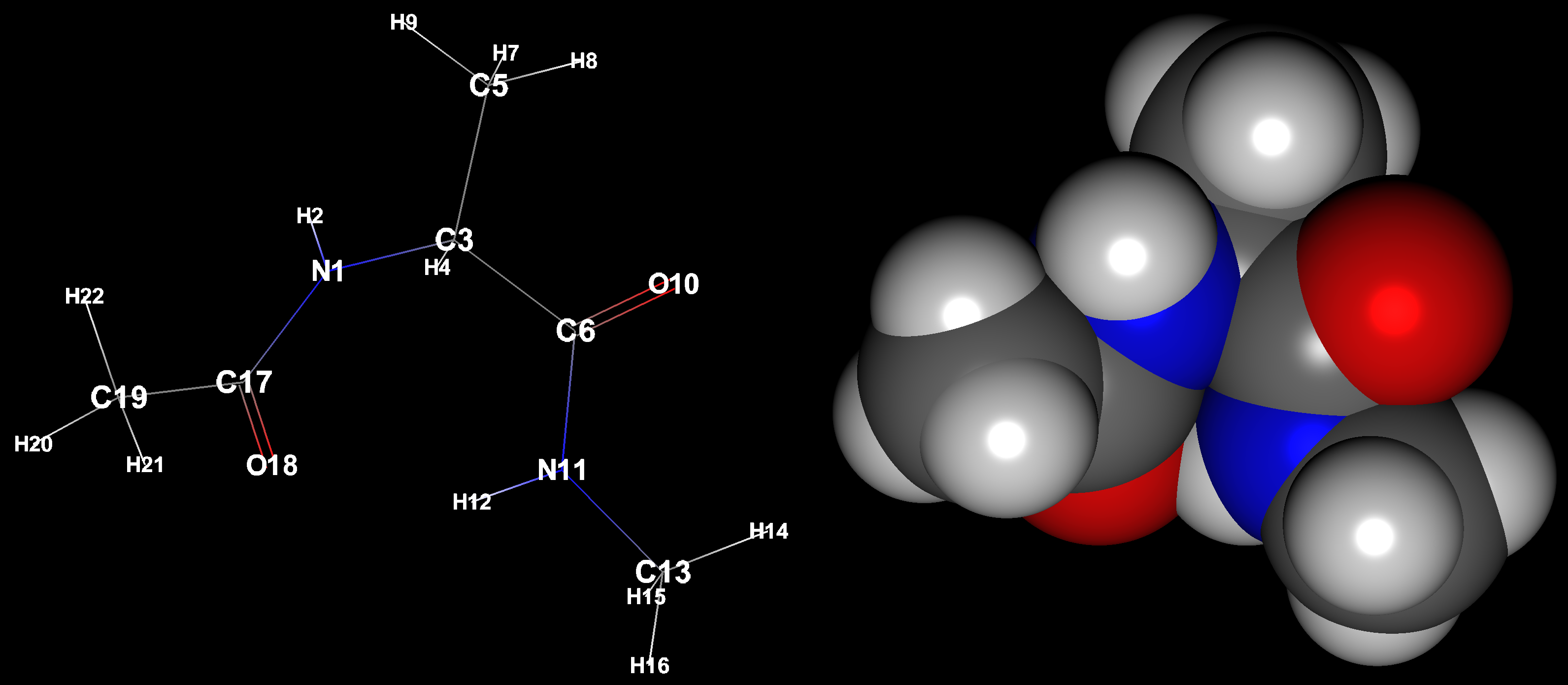 Wireframe CPK Window