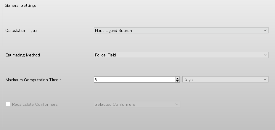 General Settings HL Search
