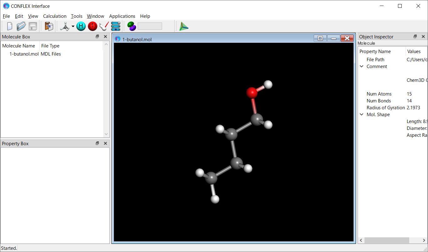 Interface 1-Butanol