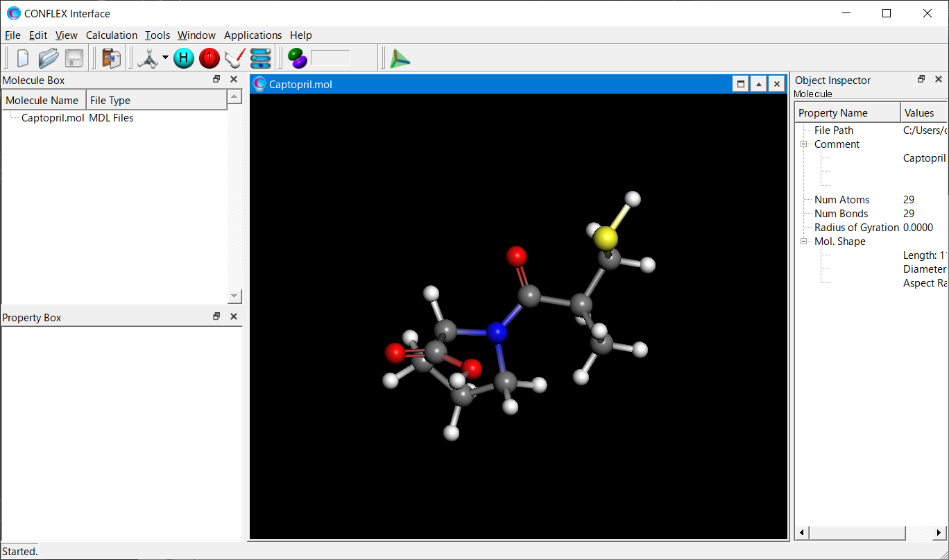 Interface Captopril